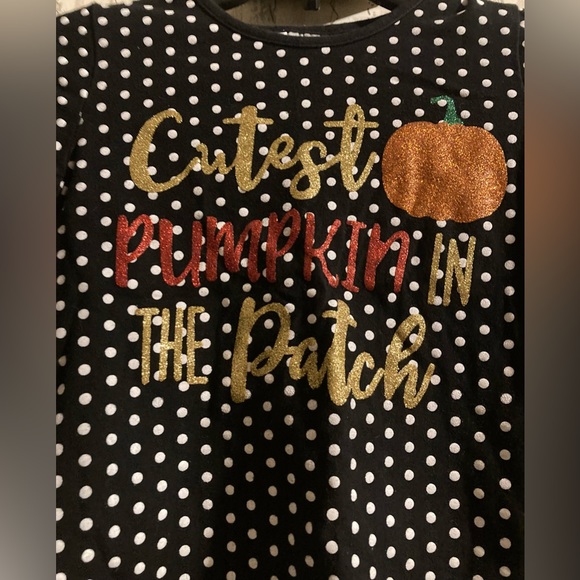 Girls Boutique Size Large Polka Dot Graphic Long Sleeve Top - Picture 2 of 13